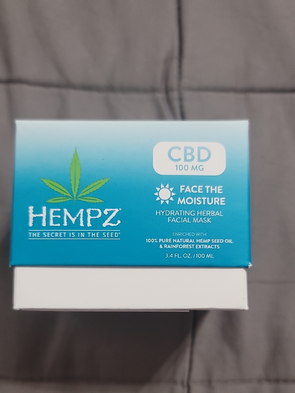 Hempz CBD Face the Moisture Hydrating Herbal Facial Mask